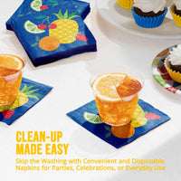 Bulk Citrus Bliss Beverage Napkins 5