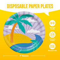 Bulk Sun Kissed Luncheon Plates 7