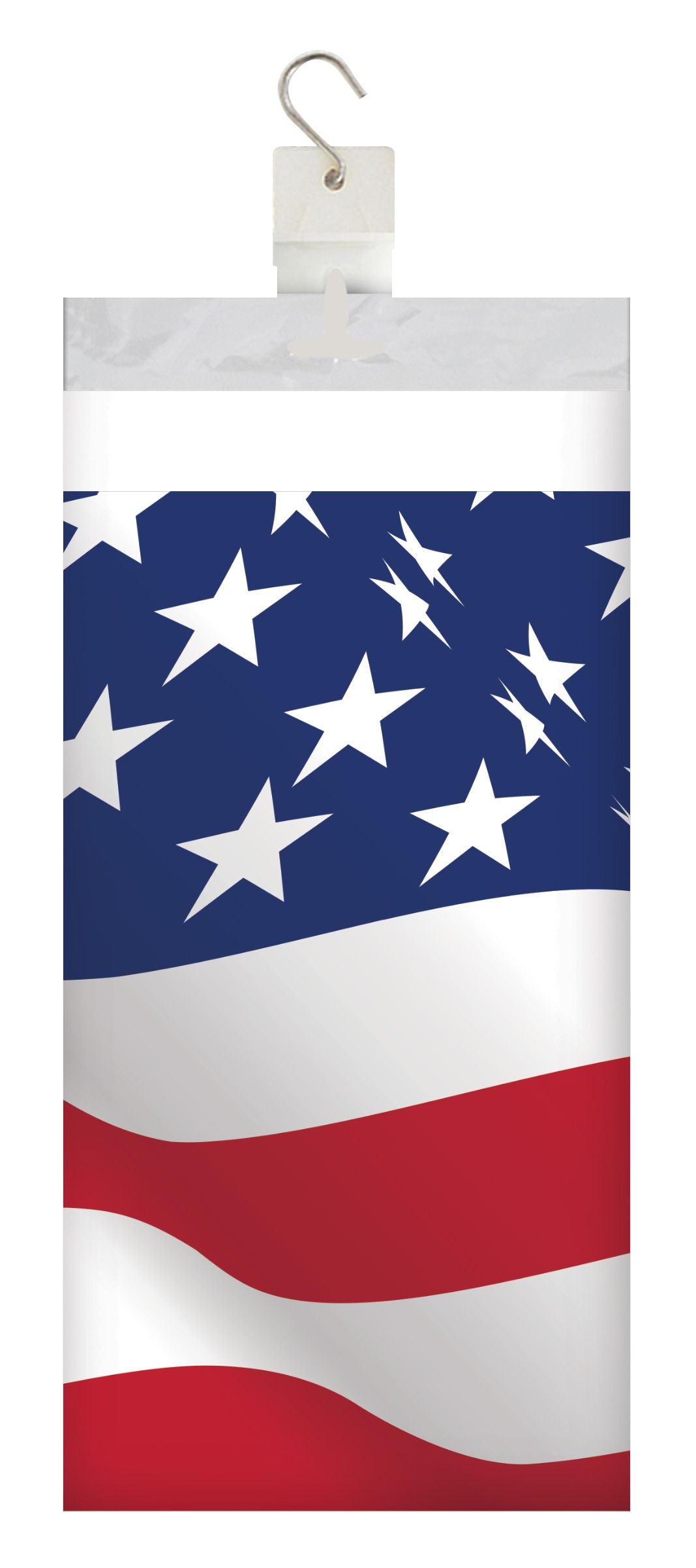 Bulk Flag Flair Plastic Tablecovers 54" x 96" (12 per Case)