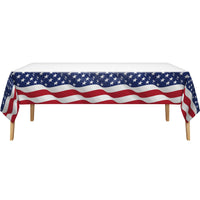 Bulk Flag Flair Plastic Tablecovers 54