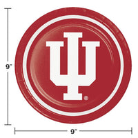 96ct Bulk Indiana University Dinner Plate