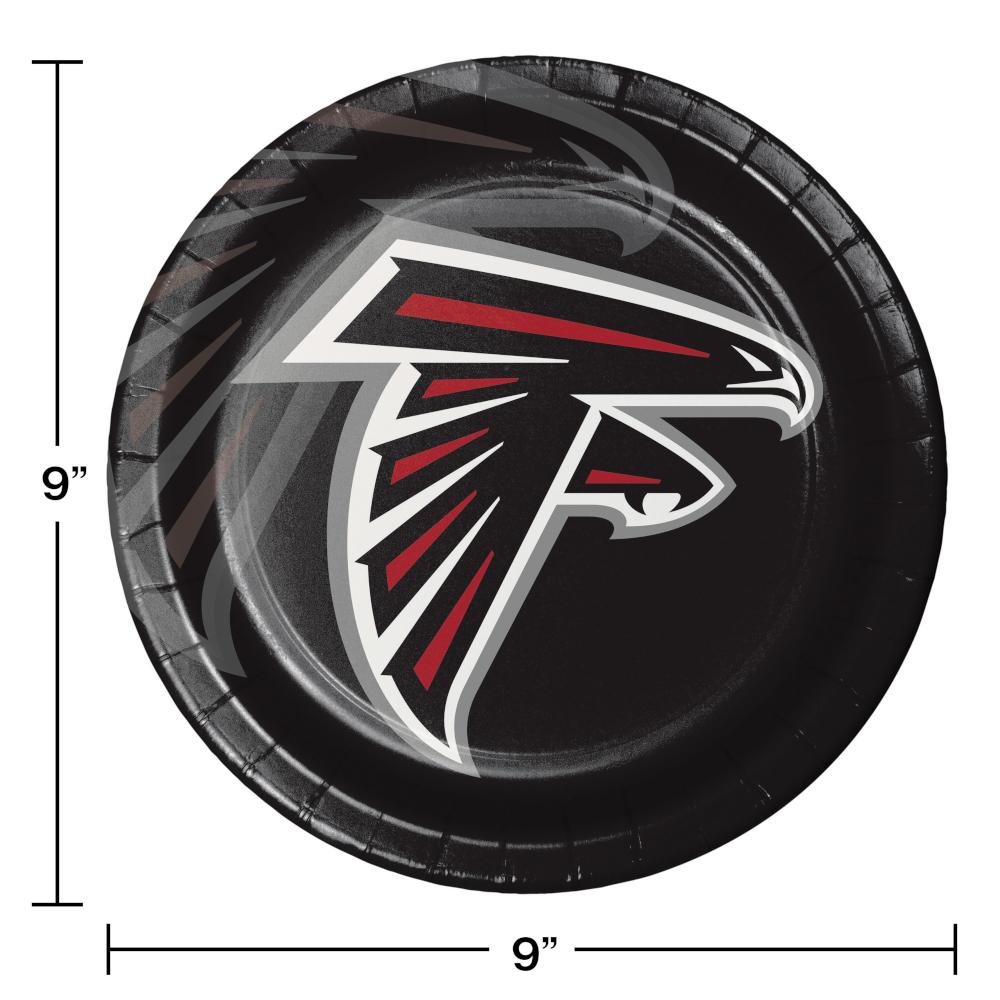96ct Bulk Atlanta Falcons Dinner Plates