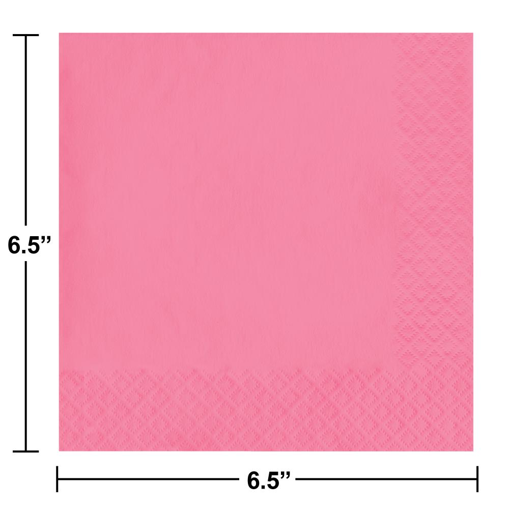 Bulk Candy Pink Value Friendly Luncheon Napkins (240 per Case)