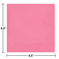 Bulk Candy Pink Value Friendly Luncheon Napkins (240 per Case)
