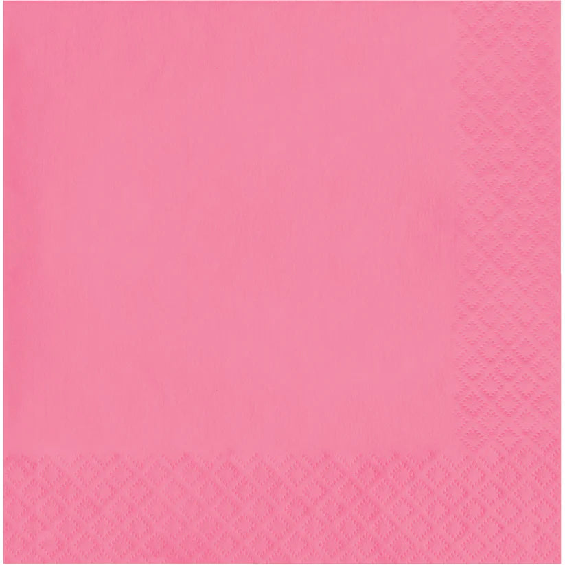 Bulk Candy Pink Value Friendly Luncheon Napkins (240 per Case)