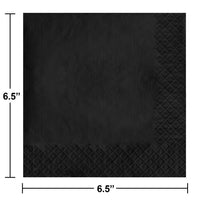 Bulk Black Velvet Value Friendly Luncheon Napkins (240 per Case)