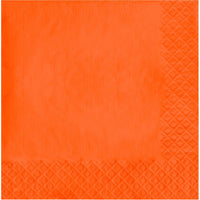 Bulk Sunkissed Orange Value Friendly Luncheon Napkins (240 per Case)