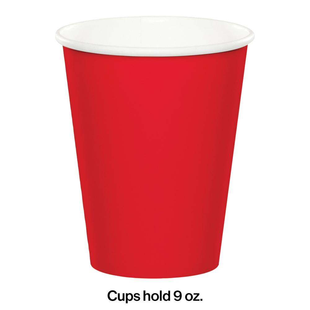240ct Bulk Classic Red 9 oz Hot & Cold Cups