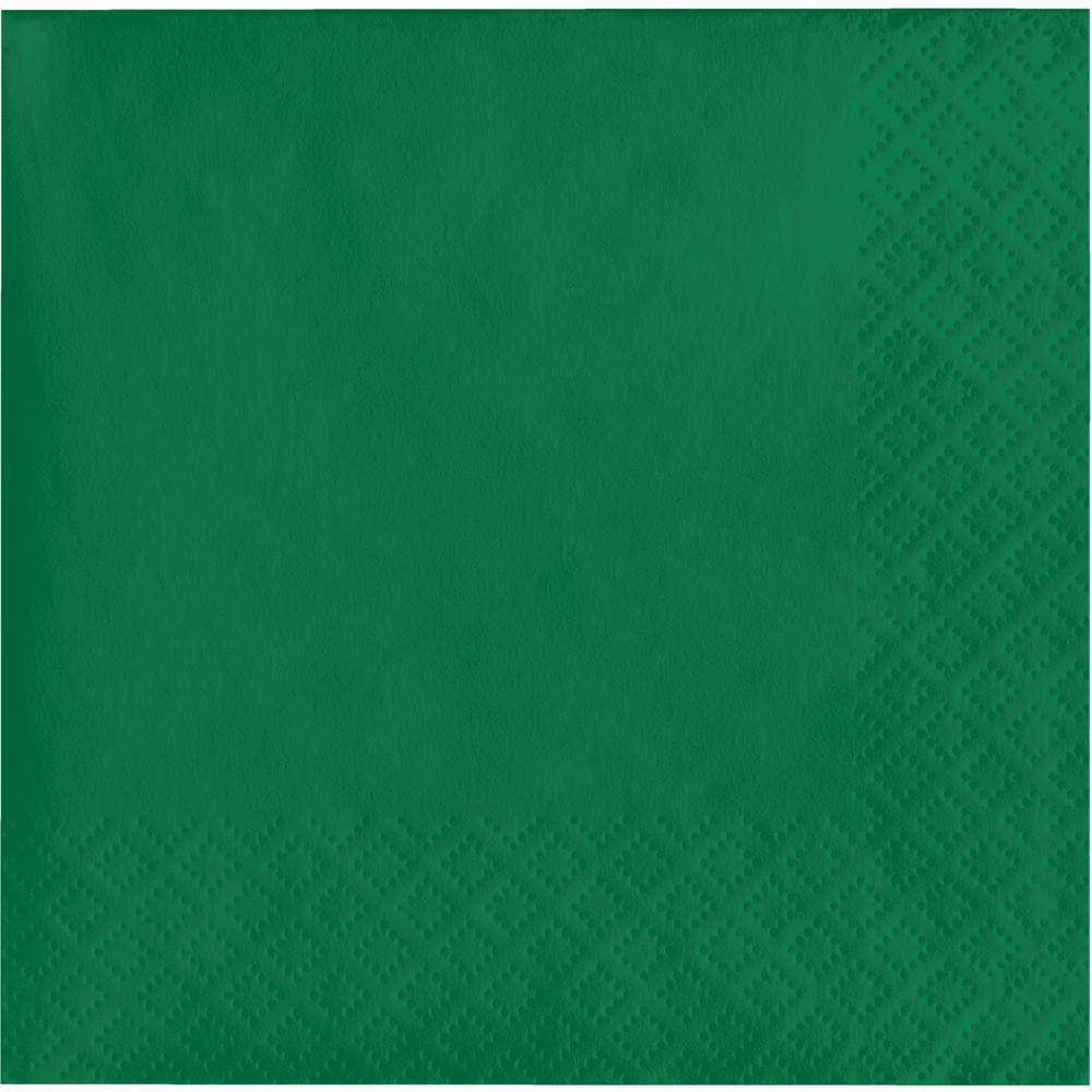Bulk Emerald Green Beverage Napkins 3 ply (500 per Case)