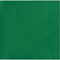 Bulk Emerald Green Beverage Napkins 3 ply (500 per Case)