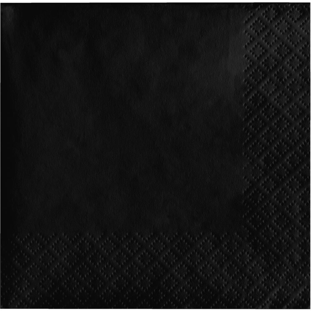 Bulk Black Velvet Beverage Napkins 3 ply (500 per Case)