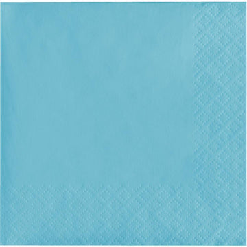Bulk Pastel Blue Beverage Napkins 3 ply (500 per Case)