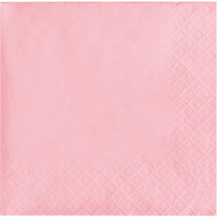 Bulk Classic Pink Beverage Napkins 3 ply (500 per Case)