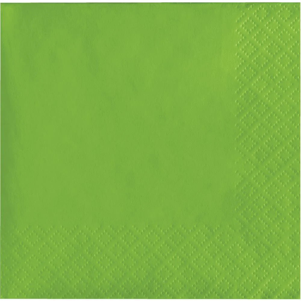 Bulk Fresh Lime Green Value Friendly Luncheon Napkins (240 per Case)