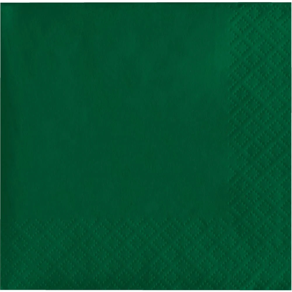 Bulk Hunter Green 2 Ply Luncheon Napkins (600 per Case)