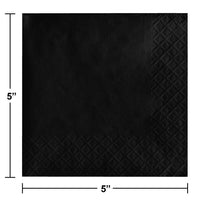 Bulk Black Velvet Value Friendly Beverage Napkins (240 per Case)