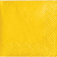 Bulk School Bus Yellow Value Friendly Luncheon Napkins (240 per Case)