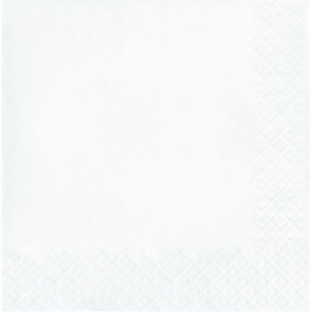 Bulk White Luncheon Napkins 3 ply (500 per Case)
