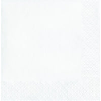 Bulk White Luncheon Napkins 3 ply (500 per Case)