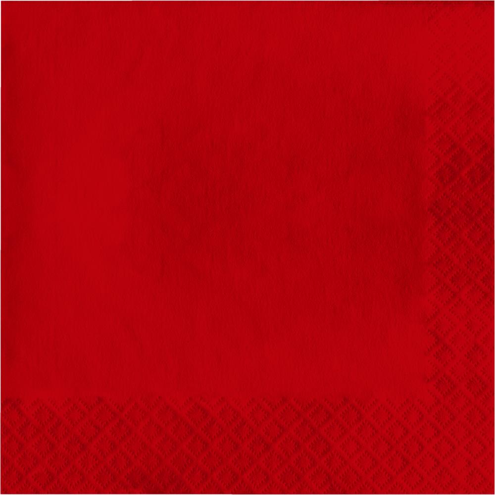 Bulk Classic Red Luncheon Napkins 3 ply (500 per Case)