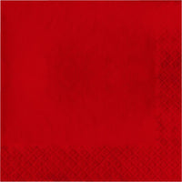 Bulk Classic Red Luncheon Napkins 3 ply (500 per Case)