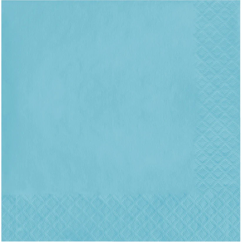 Bulk Pastel Blue Luncheon Napkins 3 ply (500 per Case)