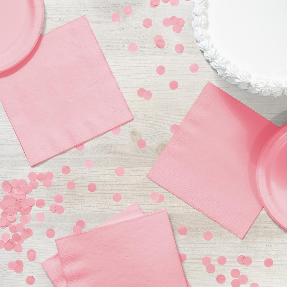 Bulk Classic Pink Value Friendly Luncheon Napkins (240 per Case)