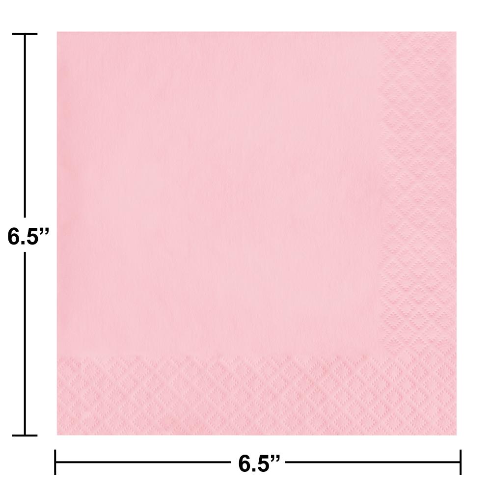 Bulk Classic Pink Value Friendly Luncheon Napkins (240 per Case)