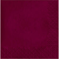 Bulk Burgundy Luncheon Napkins 3 ply (500 per Case)