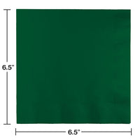 Bulk Hunter Green Luncheon Napkins 3 ply (500 per Case)