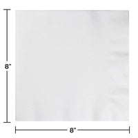 600ct Bulk White Better than Linen Dinner Napkins Catering Pack