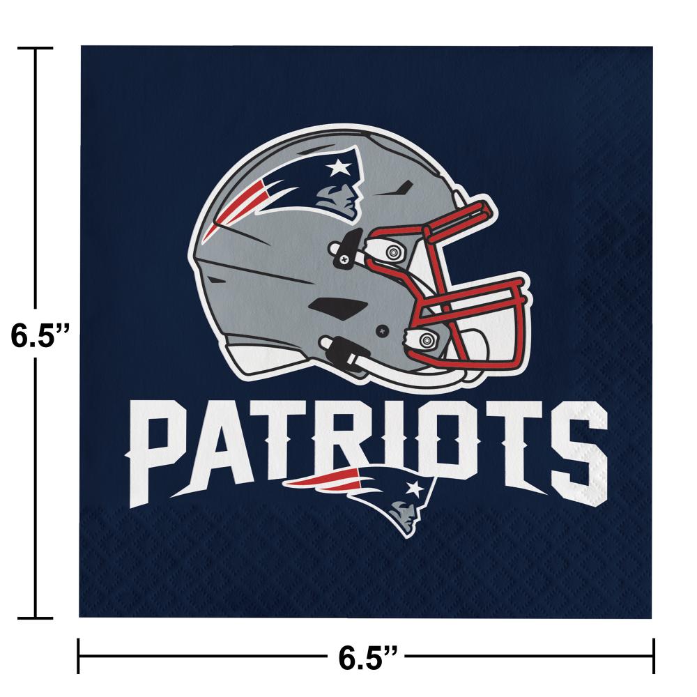 192ct Bulk New England Patriots Luncheon Napkins