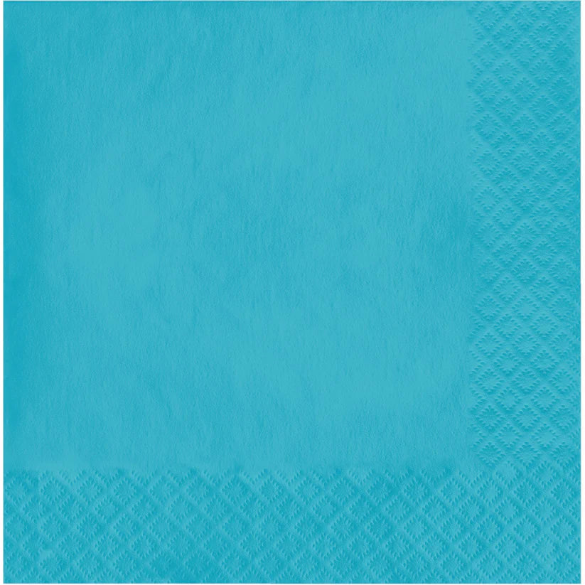 Bulk Bermuda Blue Luncheon Napkins 3 ply (500 per Case)
