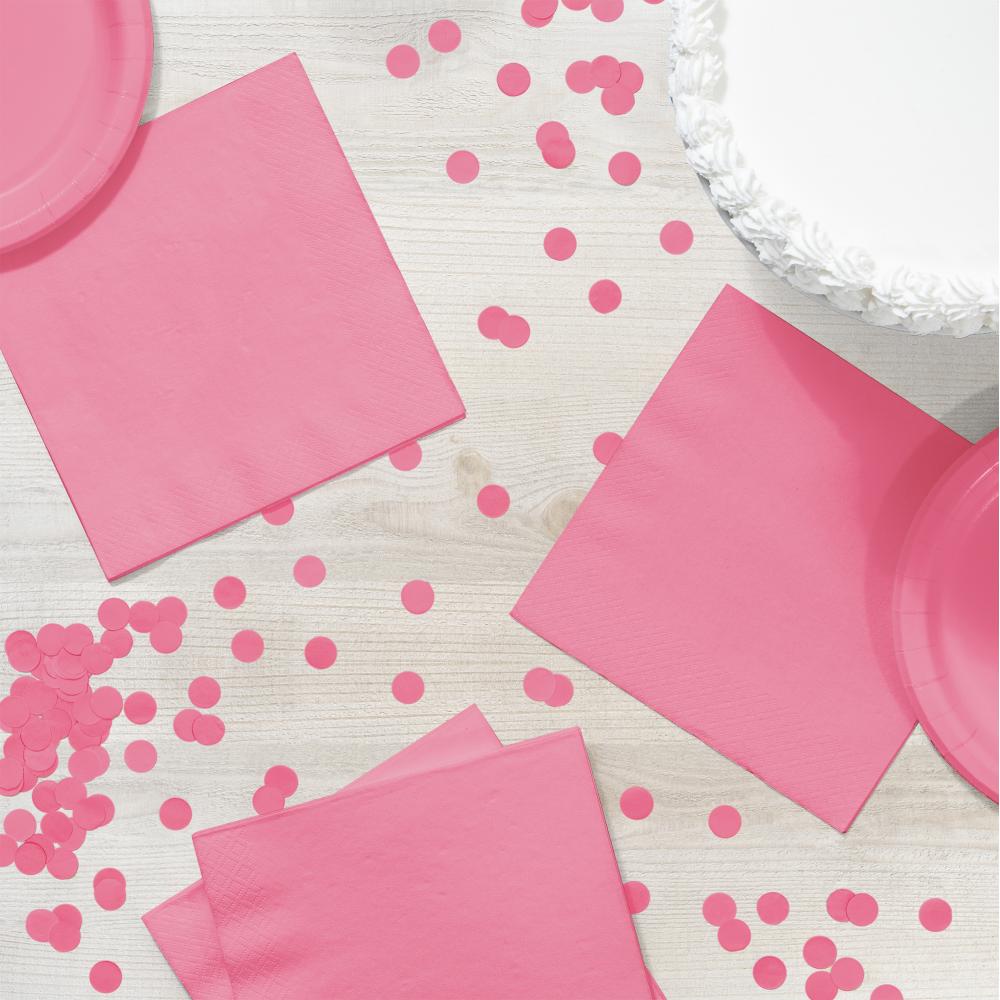 Bulk Candy Pink 2 Ply Luncheon Napkins (600 per Case)