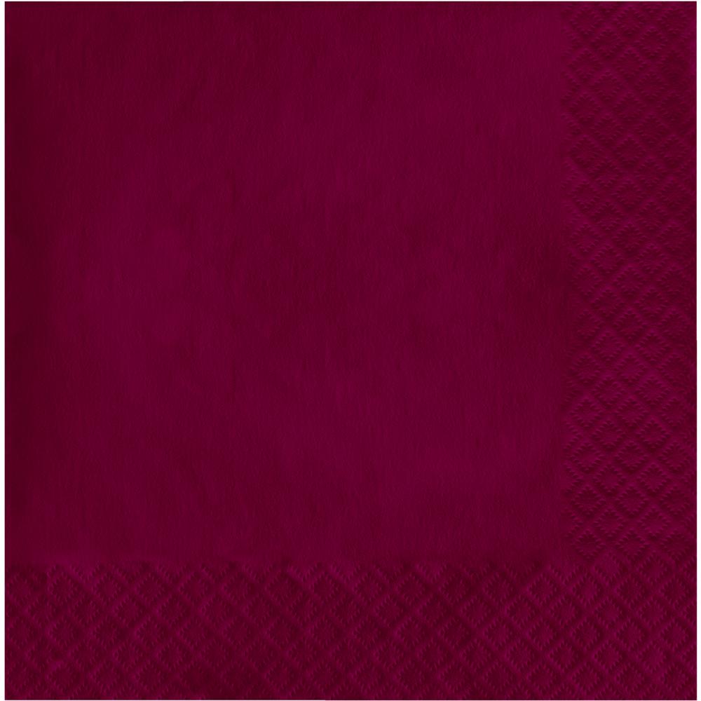 Bulk Burgundy 2 Ply Luncheon Napkins (600 per Case)