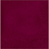 Bulk Burgundy 2 Ply Luncheon Napkins (600 per Case)