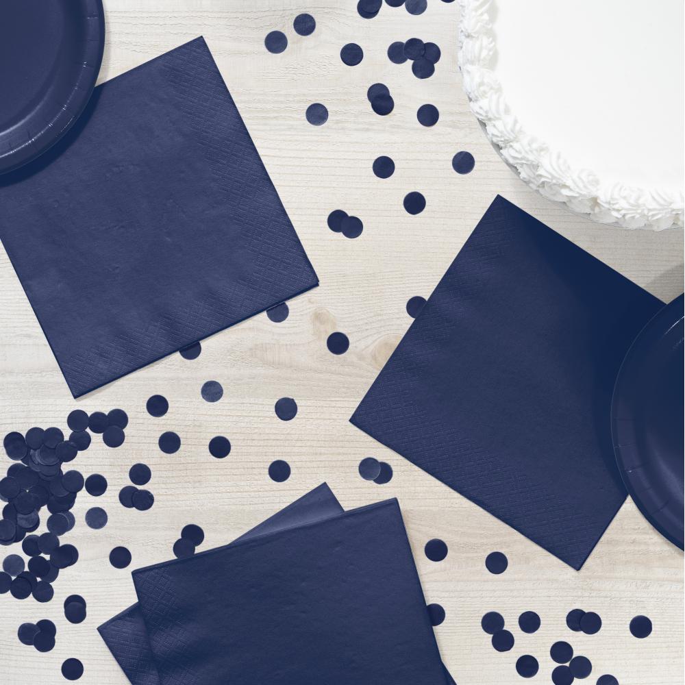 Bulk Navy 2 Ply Luncheon Napkins (600 per Case)