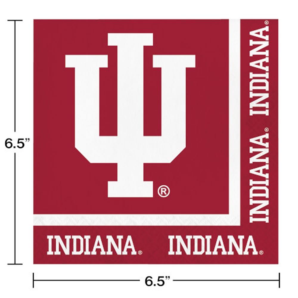 240ct Bulk Indiana University Luncheon Napkin