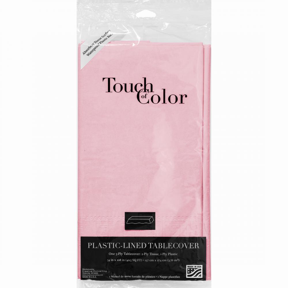 6ct Bulk Classic Pink Paper Table Covers