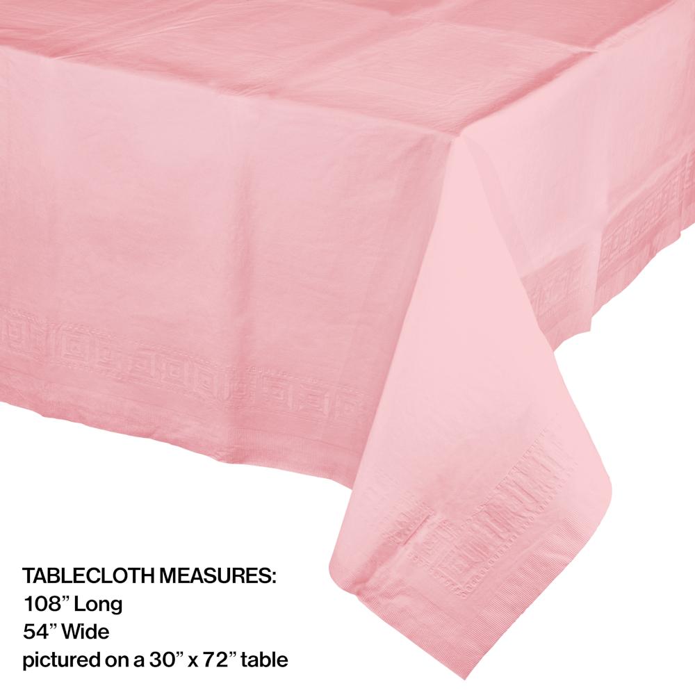 Bulk Classic Pink Paper Table Covers 54
