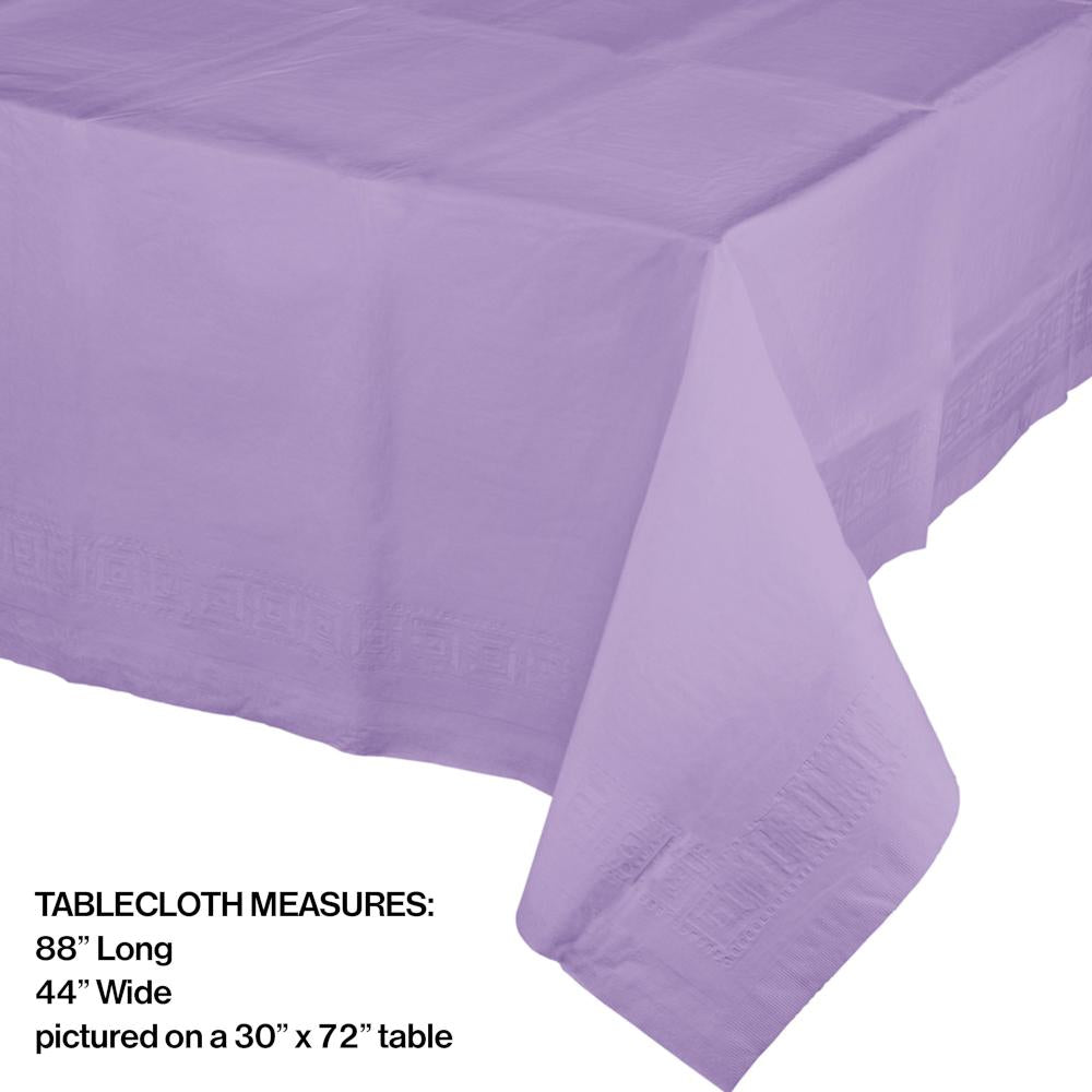 6ct Bulk Luscious Lavender Paper Table Covers