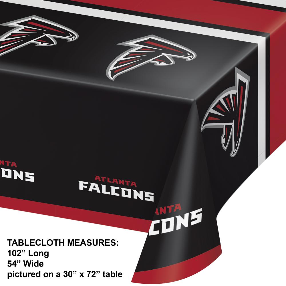 12ct Bulk Atlanta Falcons Table Covers