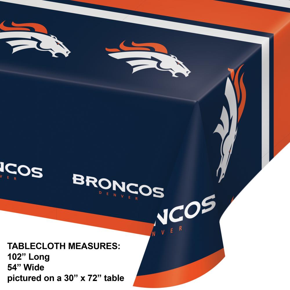 12ct Bulk Denver Broncos Table Covers