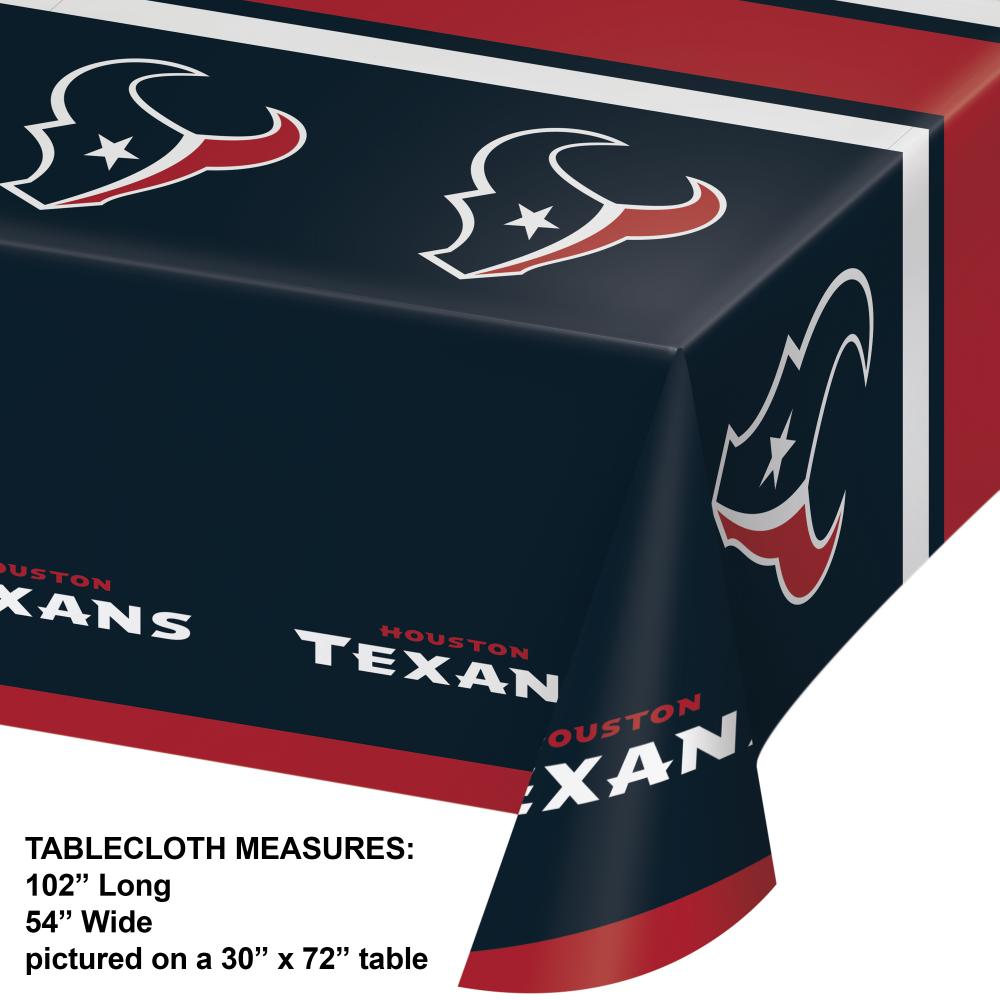 12ct Bulk Houston Texans Table Covers