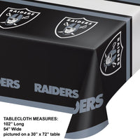12ct Bulk Las Vegas Raiders Table Covers