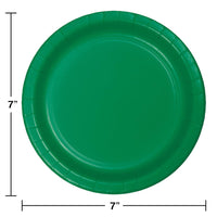 240ct Bulk Emerald Green Dessert Plates