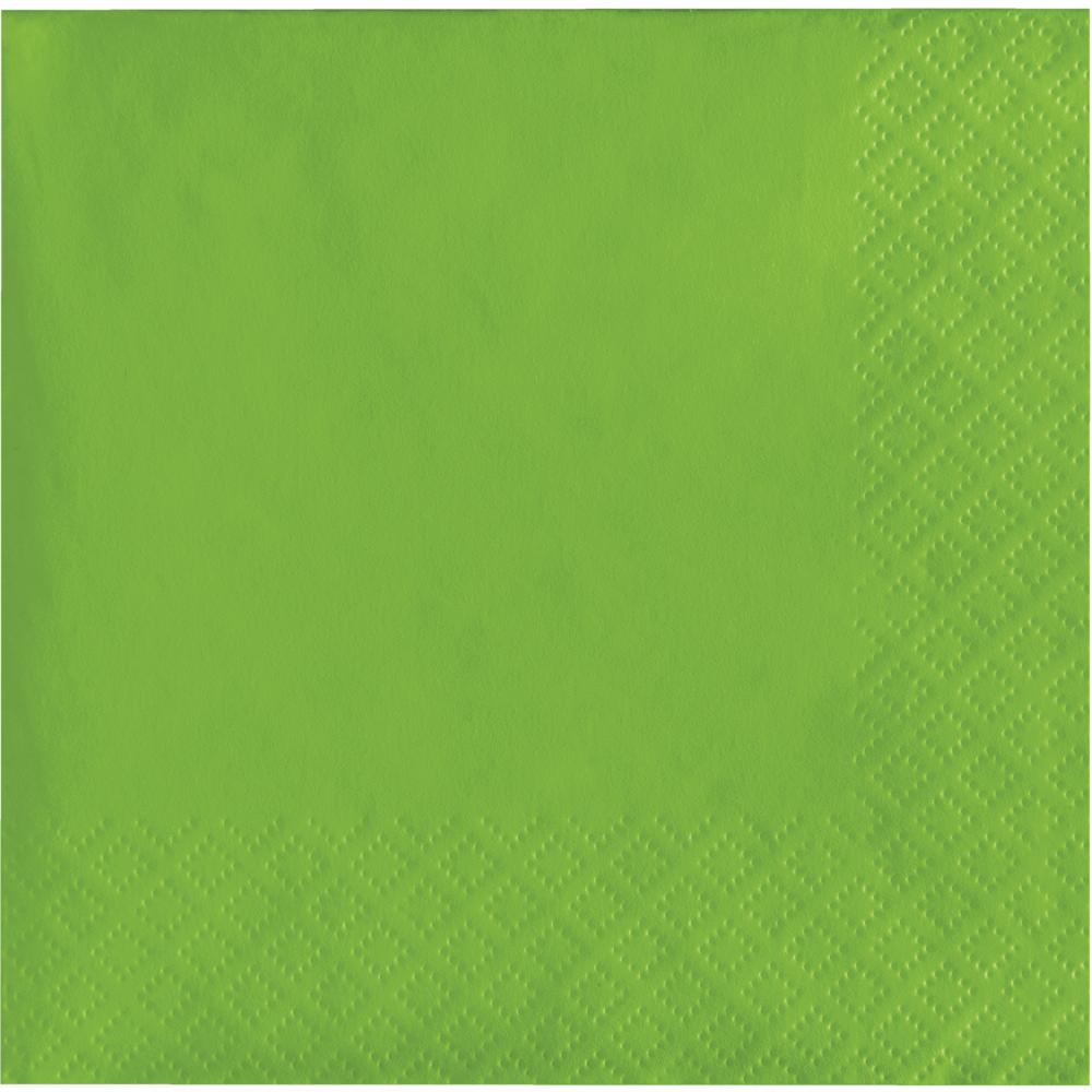 Bulk Fresh Lime 2 ply Beverage Napkins (600 per Case)