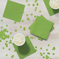 Bulk Fresh Lime 2 ply Beverage Napkins (600 per Case)