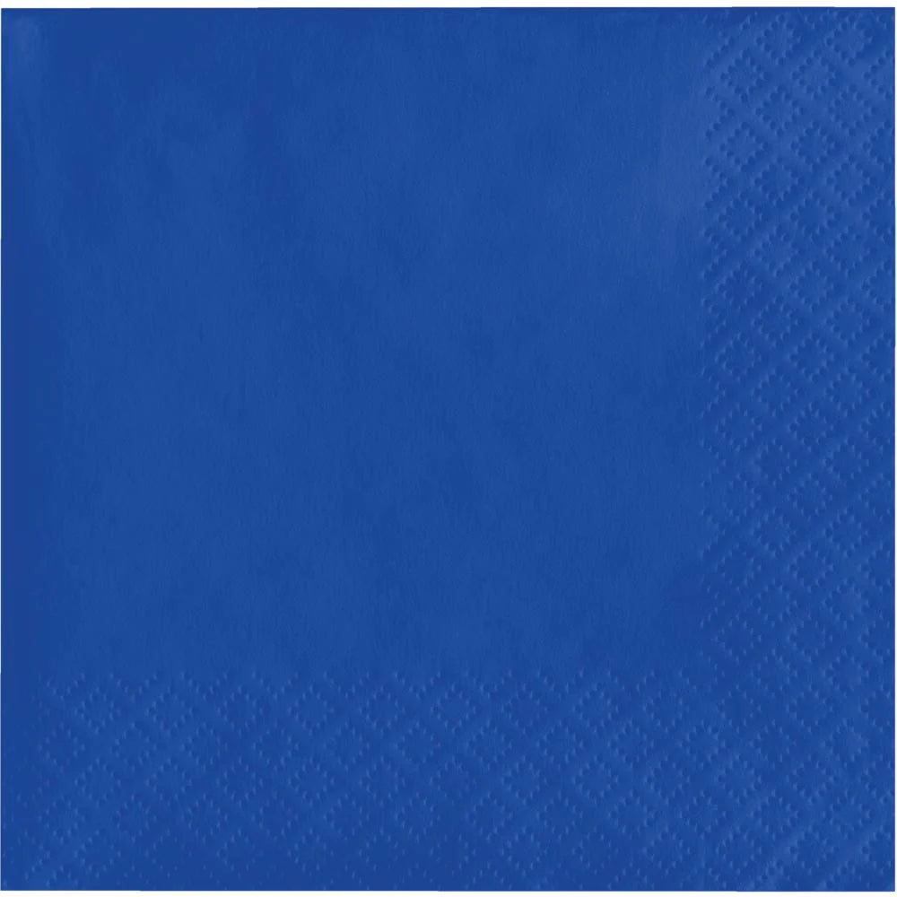 Bulk Cobalt Blue Value Friendly Luncheon Napkins (240 per Case)