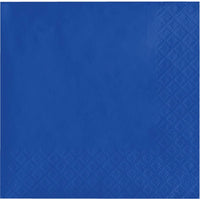 Bulk Cobalt Blue Value Friendly Luncheon Napkins (240 per Case)